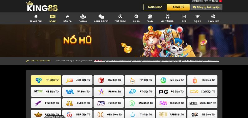 KING88 - Điểm đến lý tưởng & an toàn dành cho cược thủ 3 Nổ Hũ Tại Nhà Cái Trúng Thưởng Lớn